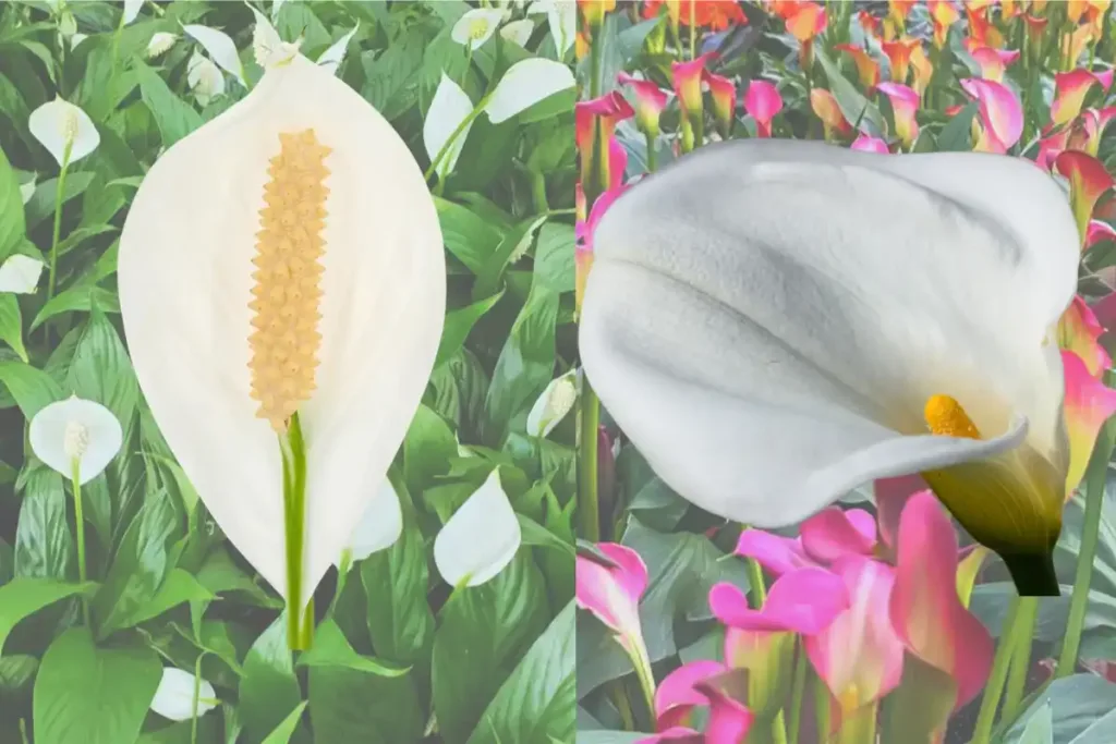 Peace Lily vs. Calla Lily Flower Differences 